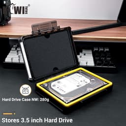 Store_9 - Harde Schijf Beschermhoes - Schokbestendig - Robuust 3,5 inch - Stapelbaar en Staand - Antistatisch - Geschikt voor Samsung WD Seagate To... — thumbnail 4