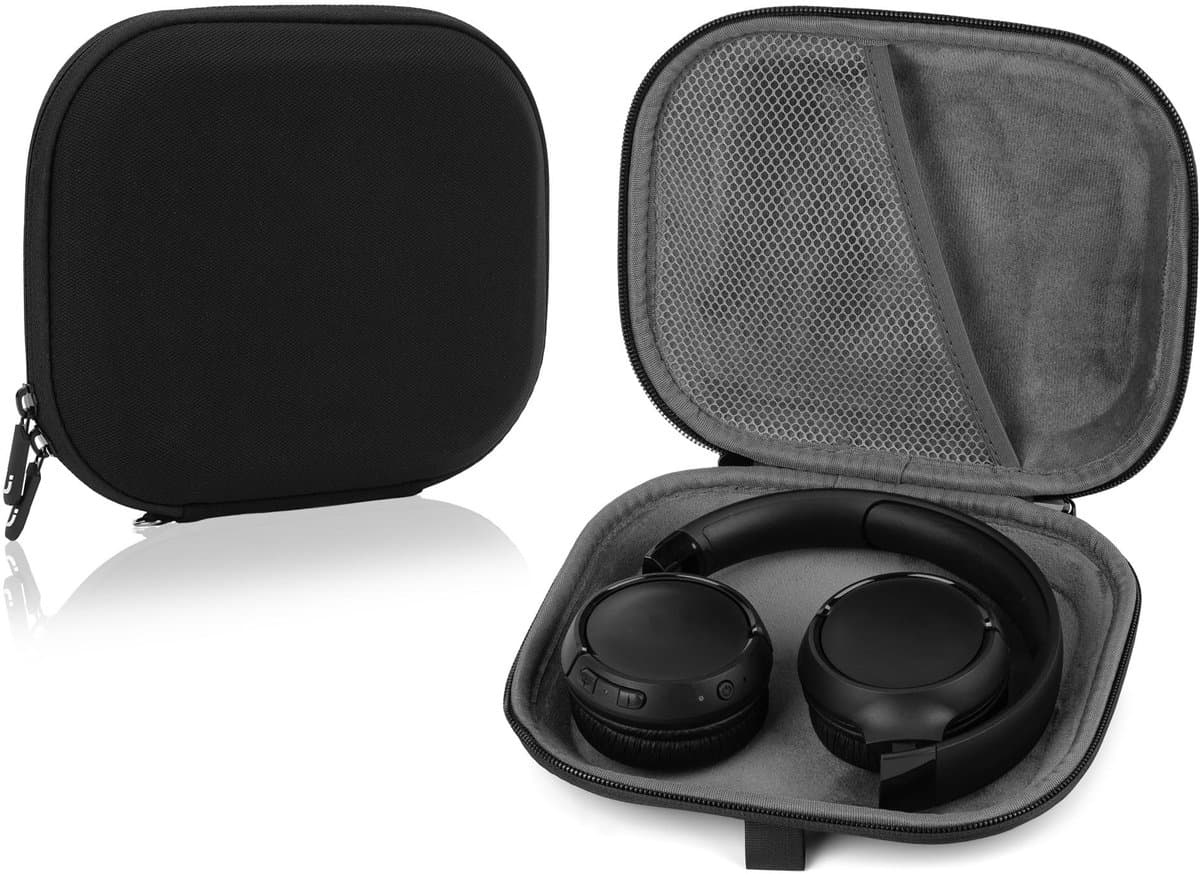 SPHProducts - Hoofdtelefoon draagtas - Beschermende case - Harde schaal - Zwart - Oplader opslag - Geschikt voor hoofdtelefoons - Model LI5276 — afbeelding 1