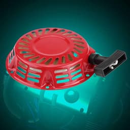 Startmotor Grasmaaier - Trekstarter Onderdeel - Motor Starten - Robuuste Constructie - 2KW 168F - Zwart — thumbnail 5
