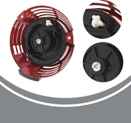 Startmotor Vervanging - Trekstarter - Grasmaaier Starten - Rechte Klauw - 19.5 cm - Zwart — thumbnail 2