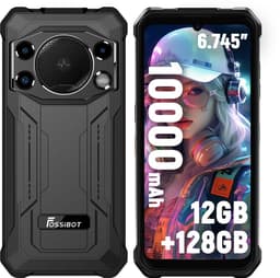 FOSSiBOT F110L Robuuste Smartphone - 12GB RAM - 128GB ROM - 10000 mAh - 6,745 inch HD+ IPS Scherm - IP68 Waterdicht Outdoor Telefoon - Android 15 - GPS,NFC,Face ID,OTG - Zwart — thumbnail 1