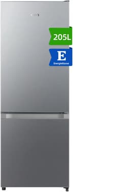 CHiQ JR205LSE Koel-vriescombinatie – 205L – Energieklasse E – Zilver – Vrijstaand – Compacte Koelkast met Vriesvak — thumbnail 1