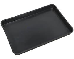 RONN® Lekbak Wasmachine - Lekbak - Anti Trillingsmat Wasmachine - Lekbak Wasmachine 60x60 - Lekbak Wasmachine Universeel - Zwart - ‎39cm x 57cm x 5cm