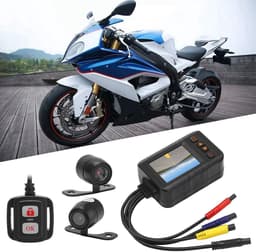 Dailygoods - Dailygoody Motorfiets Dash Cam - 1080P HD - Waterdicht - 2 Inch Scherm - Loop Recording - Geschikt voor alle motorfietsen - Zwart — thumbnail 2