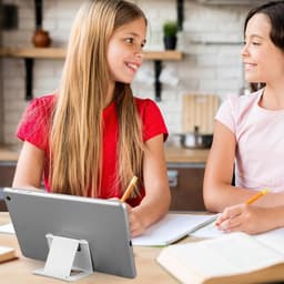 Verstelbare Telefoonhouders - Vouwbare Smartphone Stand voor Tafel, Draagbare Tablet Houder, Ideaal voor Thuis en Op Kantoor, Perfect voor Films en Video's — thumbnail 4