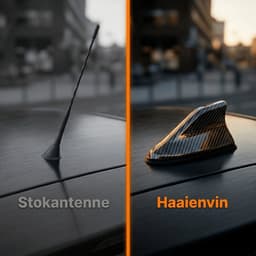 VCTparts® Universele Haaienvin Autoradio Antenne Carbon – Stijlvolle AM/FM Antenne voor Auto's met Eenvoudige Installatie — thumbnail 2