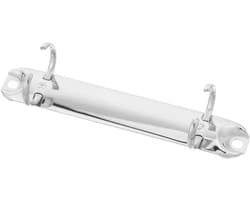 Metalen Ringband voor Documenten - 5 cm Binder Ringen voor Kantoor en School - Duurzaam en Sterk Silver