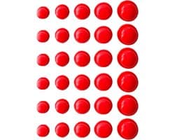 30 Stuks Herbruikbare Rubberen Stoppen in 5 Maten, Ronde PVC Pluggen voor Metalen Buizen en Tubes