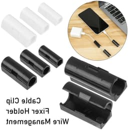 20 Stuks Zelfklevende Kabelclips voor Kabelbeheer, Organisatie van Draden, Ronde Houder voor Thuis en Kantoor — thumbnail 4