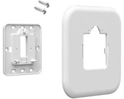 Thermostaat adapter - Afdekplaat thermostaat - Oude thermostaat afdekken - Grote afdekplaat - 155 x 155 mm - Wit