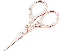 Stalen Scharen voor Borduurwerk, Handige Knipschaar voor DIY Borduurprojecten en Creatieve Knutselwerkzaamheden