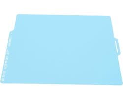 3D Printer Bouwplaat - Verenstaal Plaat - Moeiteloos Printen - Dubbelzijdig Polymeer - 257x257mm - Zwart