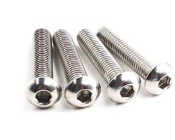 RVS Knopkop Schroeven M4x8 - Button Head Hex Socket Drive - Set van 100 Stuks voor Meubelmontage en Klusprojecten