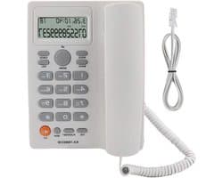 Vaste Telefoon - Telefoon met Beller ID - Thuis en Kantoor - Ruisonderdrukking - Niet gespecificeerd - Wit