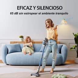 Draadloze Stofzuiger - Steelstofzuiger Accu - Snel Huis Schoonmaken - Vrijstaand Design - 30 Min Werktijd - Blauw — thumbnail 3