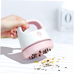 Draagbare Mini Stofzuiger - Bureau Reiniger - Kruimels Verwijderen - USB Oplaadbaar - 9.9 cm - Roze — thumbnail 4