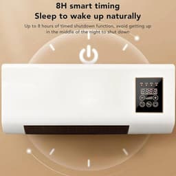 Kanaalloze Airco - Wandmodel Koeler - Ruimte Koelen - Automatische Temperatuur - 2000W - Wit — thumbnail 4