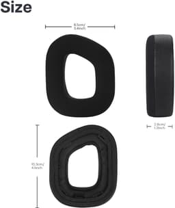 Vervangende Oorkussens voor Corsair HS80 Hoofdtelefoons van MMOBIEL – Cooling Gel Koptelefoon Oorkussens - Noise Isolation Hoofdtelefoon Earpads – Zwart — thumbnail 2