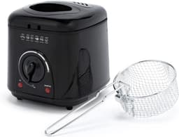 SNJY® Mini Airfryer - Airfryer Klein - Camping Airfryer - 1 Liter - 950W - Zwart — thumbnail 1