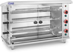 Royal Catering RCGCG-15 - Gas Kipgrill - 15 kW - Drie Spitten - Staal en Glas — thumbnail 2