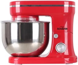 Keukenmachine Mixer - Bakmachine Deegmaker - Zelf Bakken - Krachtige Motor - 5 Liter Kom - Rood — thumbnail 1