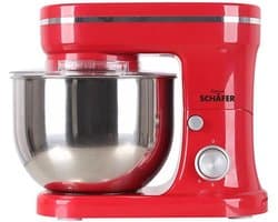 Keukenmachine Mixer - Bakmachine Deegmaker - Zelf Bakken - Krachtige Motor - 5 Liter Kom - Rood