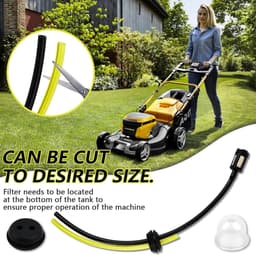 Dailygoods- Filterset 7 Stuks - Brandstoffilter - Reserveonderdelen - Duurzaam Rubber - Eenvoudige Vervanging - Geschikt voor Grasmaaiers — thumbnail 4