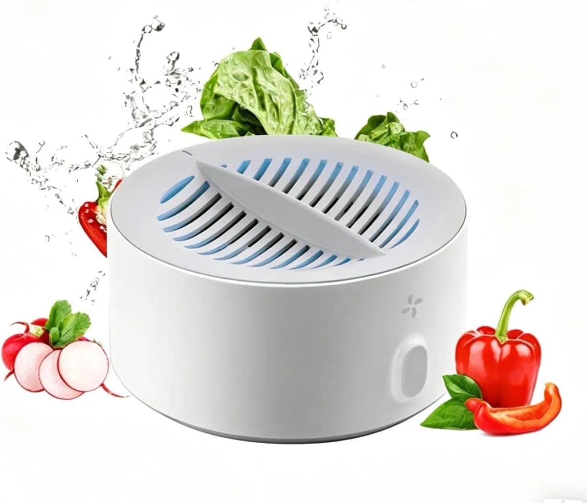 Killogood Draagbare Draadloze Groente- en Fruitwasser - Ultrasone Reiniger voor Fruit- Groenten- Rijst en Vlees — afbeelding 1