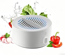 Killogood Draagbare Draadloze Groente- en Fruitwasser - Ultrasone Reiniger voor Fruit- Groenten- Rijst en Vlees — thumbnail 1