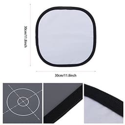18% Grey White Balance Card voor Fotografen, 30cm Vouwbare Witbalans Focusplaat met Vervorming en Fotografen/Handwerkers Accessoires — thumbnail 3