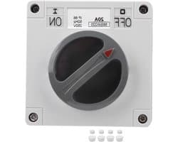 Waterdichte Buitenstekker met Stofbescherming, Isolatie en Draaibare Knoppen voor 250V - IP66 Beveiliging en Duurzame Constructie