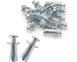 Set van 15 metalen ankers M6 x 30 voor holle ruimtes, ideaal voor gipsplaten en pleisterwerk, stevige bevestigingspluggen voor diverse toepassingen