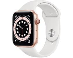 Apple Watch Series 4 (GPS) 40 mm Aluminium Goud met Witte Sportband