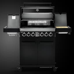 Gasbarbecue Outdoor Grill Station 4+2 Branders met Keramische Sear Zone & Backburner 140x55x117 cm – Platinum Yamara Dark Pro Roestvrij Staal Gietijzer BBQ met Thermometer, Zijbrander, Piëzo-ontsteking en Wielen | HomebyNicole — thumbnail 4