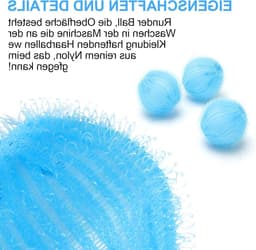 Dierenhaarverwijderaar voor wasmachine, 12 stuks, effectief tegen pluisjes, hondenhaar en kattenhaar, haarvanger en anti-pluisballen voor een schone was — thumbnail 4