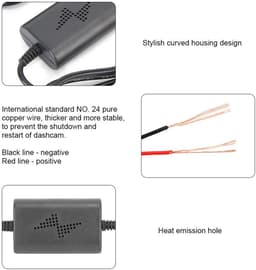 aladdien - Mini USB Dash Cam Hardwire Kit - Parkeerbewaking - Verborgen Bedrading - 5 V 2,5 A - Constant Stroom - Voor Auto — thumbnail 3