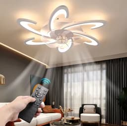 Plafondventilator met verlichting - Afstandsbediening — thumbnail 1