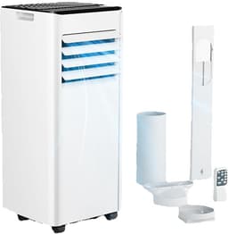 Jently mobiele airco - met afvoerslang - 7000 BTU koelvermogen - met afstandsbediening - energielabel A — thumbnail 1