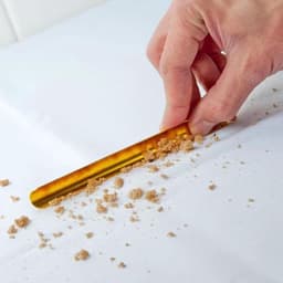 Tafelkruimelborstel - Handkruimelset - Snel opruimen - Roestvrij metaal - Draagbaar formaat - Zilver — thumbnail 2
