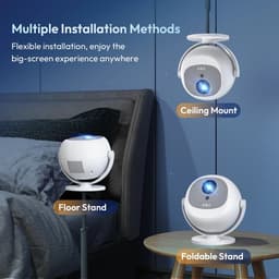 Mini Beamer - Projector met Wifi - Bluetooth — thumbnail 4
