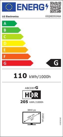 LG 65QNED92A6A - 65 inch - 4K QNED Evo MiniLED - 2025 — thumbnail 2