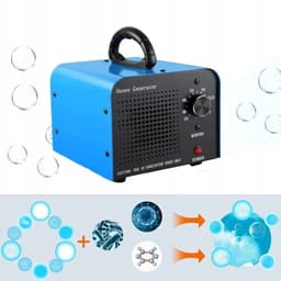 Ozon Generator - Luchtzuiveraar - huishoudelijke ozonluchtsterilisator - 60.000mg/uur - Voor Oppervlakken tot 200m² - Timer 0-60 Min - Draagbaar & Energiezuinig - Voor Huis, Auto & Kantoor — thumbnail 1