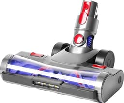 Gemotoriseerde elektrische turboborstel vervangende stofzuigerkop voor Dyson V7 V8 V10 V11 V15, vloerborstelaccessoire met directe aandrijving en LED-lampjes — thumbnail 1