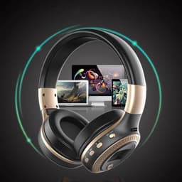 Zealot - Draadloze koptelefoon met microfoon goud B19 — thumbnail 3