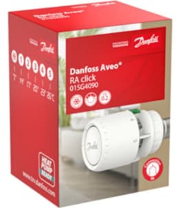 Danfoss RA Radiatorthermostaatknop - Wit - 015G4090 klikuitvoeirng — thumbnail 4