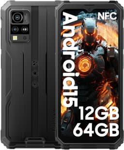 Blackview BV4800 SE - Robuuste Smartphone - 12GB RAM - 64GB - 6,56 inch - Dual 4G LTE - Android 15 - IP68 Waterdicht - NFC - GPS - Zwart — thumbnail 1