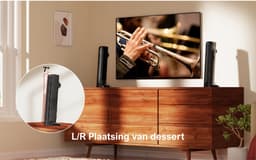 ULTIMEA Apollo S40 - 2.2-kanaals Soundbar - Afneembaar - Smart App Bediening - Box Speaker voor TV - Zwart — thumbnail 5