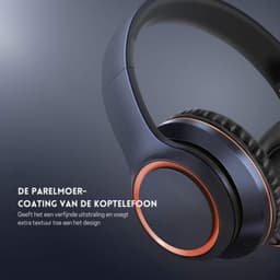 StayPowered Hoofdtelefoon - Kraakhelder Geluid - Maximaal Comfort - Ultrabrede Compatibiliteit - Knoopvrij Nylon Koord - Lichtgewicht & Opvouwbaar - Ingebouwde Microfoon - Verstelbaar Design - Zwart/Goud - Levering Sneller Dan Aangegeven! — thumbnail 3