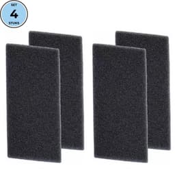 Bramokava 4x Filter geschikt voor Droger Whirlpool Bauknecht Ignis - 481010354757 - 220 x 110 mm - Spons Foam Schuimfilter — thumbnail 2