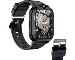 Bosstony Kids Smartwatch- Nauwkeurig GPS - SOS Functie - GPS Horloge Kind - GPS Tracker Kind - Play Store - Android - Kinder Smartwatch - GPS Tracker Kind